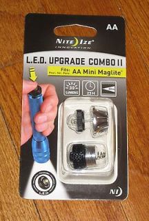 Nite Ize LED Conversion Kit II AA Mini MAG Light maglite Upgrade Combo 