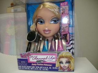 BRATZ CLOE STY​LING HEAD All Glammed Up Funky Fashion Makeover MINT 