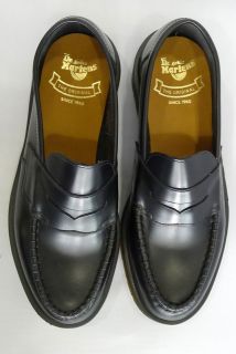 Dr. Martens Abbott Black Leather Loafer Shoes 14514001