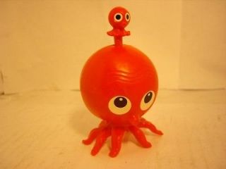Vintage wind up toy octopus + baby rare sea creature toy antique old 