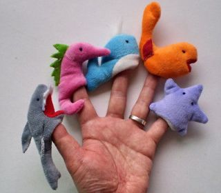 5X hot cartoon sea creatures. The fingers animals N2