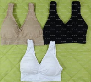 PACK OF 3 SLIM N LIFT AIRE BRA NO STRAPS CLIPS OR WIRES LIKE AHH BRA 