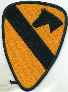 US Army Vietnam Era 1st Cavalry Color Patch