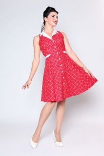 Heartbreaker Fashion Betty Lou Ketchup Dress NWT Sizes S, L
