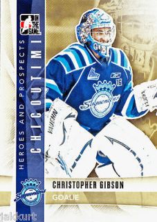   12 ITG CHRISTOPHER GIBSON 10 CARD LOT CHICOUTIMI SAGUENEENS L.A. KINGS