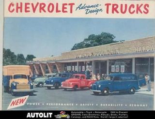 1953 Chevrolet Truck Prestige Brochure Pickup Panel Suburban Sedan 