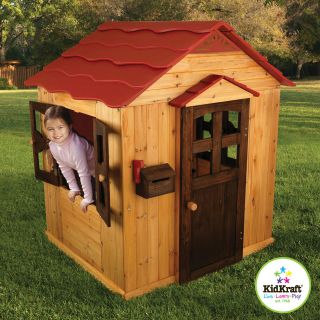 OUTDOOR PLAYHOUSE Childrens Picnic KIDKRAFT Fort Cottage Clubhouse 