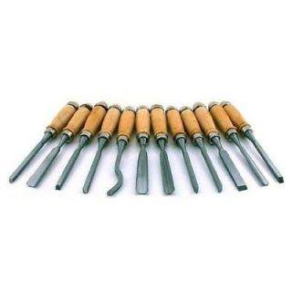 Wood Carving Chisels Tool Set 12 pc Heavy Duty 8 inch