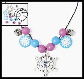   Charm Necklace Craft Kit for Kids ABCraft Winter Christmas Jewelry Kit