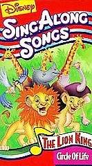 DISNEY SING ALONG SONGS Lion King, Little Mermaid, Aladdin & More on 