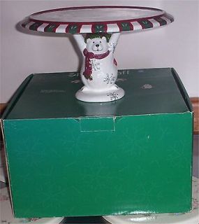 christmas cake stand