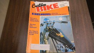Custom Bike Magazine October 1976 Harleys New Mini Sump FREE S/H 