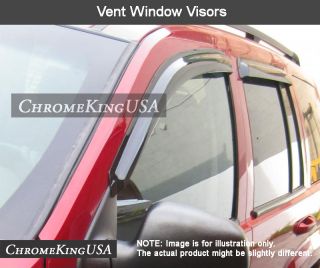   2012 Jeep Grand Cherokee Smoke Vent Window Visors Rain Guards 4PCS