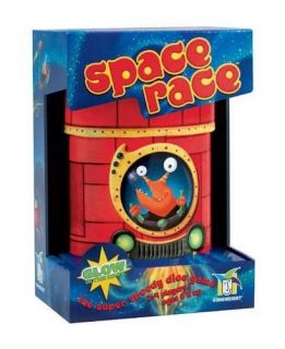   Space Race gamewright dice game kids ages 6+ 2 4 players GLOWS IN DARK