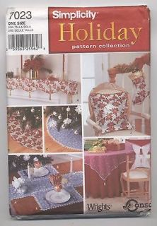 Tree Skirt Tablecloth Table Runner Mantle Scarf Holiday Simplicity 