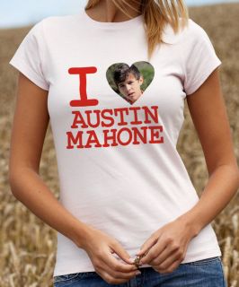 Love Austin Mahone Photo Heart T shirt   Mahomies Tshirt, Tee Shirt 