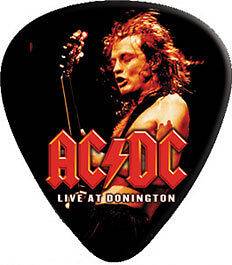 AC DC AC/DC Live at Donnington Guitar Pick Angus Young