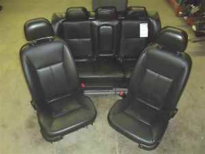 Chevy Impala Black Leather Front Rear Seats LKQ (Fits: Chevrolet)