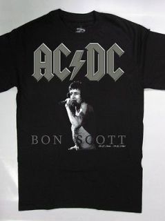 AC DC BON SCOTT WHISKEY AC/DC HARD ROCK BAND S,M,L,XL,XXL NEW BLACK 