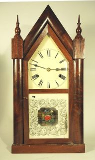 Antique Bristol Brass and Clock Company 8 day Steeple Clock
