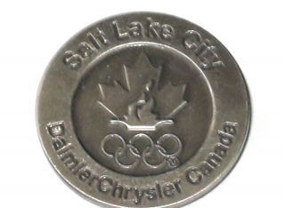 Salt Lake City Daimler Chrysler Olympic Lapel Hat Pin