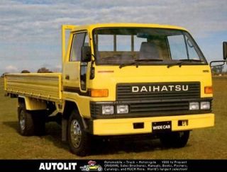 1989 Daihatsu Delta Truck Factory Photo