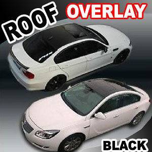 Gloss Black Out Moon Roof Overlay Tint Vinyl Top Cover Wrapping Film 