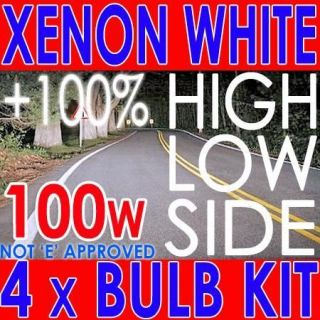 100w FIAT CROMA DUCATO PANDA Xenon H4 Low beam Lights