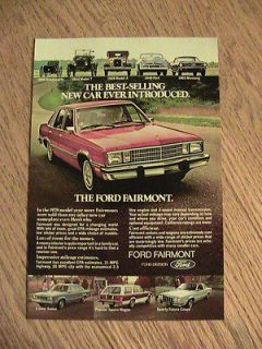 1978 advertisement FORD FAIRMONT vintage car ad sporty futura coupe 2 