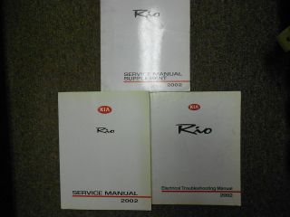 Kia Rio repair manual in Other Makes