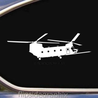   Inch Helicopter MH 47 G Chinook With Fuel Probe Pilot Decal SK R013 68
