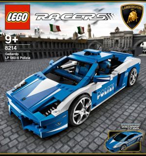 Lego Racers Lamborghini Gallardo LP560 Police Car 8214