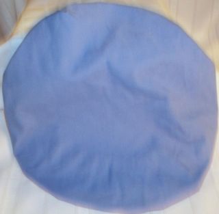 Solid Sky Blue Surgical Scrub Chemo Biker Hat/Cap Bouffant or Tieback