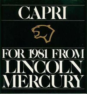 mercury capri in Cars & Trucks