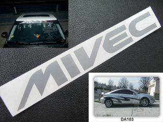 Mivec Decal Sticker Lancer Colt Evo Ralliart Galant VR4 cd128