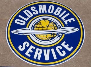 OLDSMOBILE Service 24 Embossed Tin Sign Hurst Olds 442 (Fits: 1972 