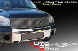   08 NISSAN TITAN ARMADA Billet Grille Combo (Fits: 2004 Nissan Titan