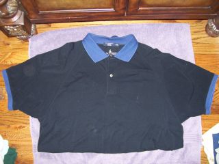 Mens Johnnie Walker S/S Black Polo Shirt SZ XXL Gently Used