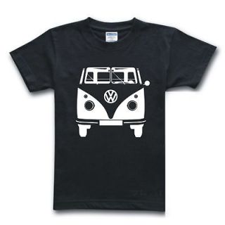 Volkswagen Bus/Vanagon 1960 VW Van Camper Black Top T Shirt Size Xs 