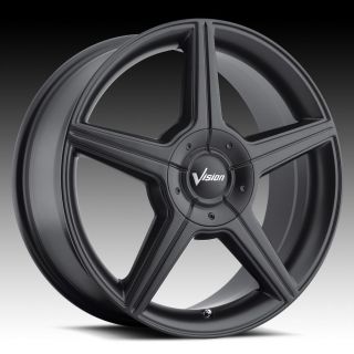   Autobahn black wheels rims 5x110 +38 pontiac g5 g6 solstice aura
