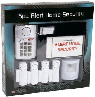   Home Security 6 pc. Alert System Alarm Door Window Motion Detector