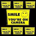   SMILE HOME SECURITY CAMERA SYSTEM WARNING YARD SIGN+6 ADTL STICKERS