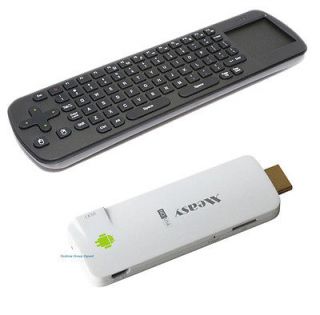   Mini PC Android Dougle 4.0 TV Box WIFI Media Player + RC12 Fly Mouse