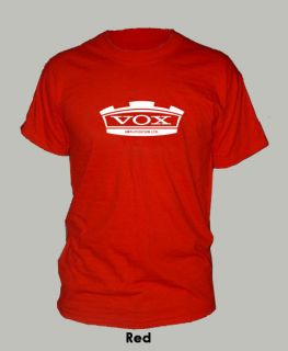 VOX AMP ~ T SHIRT amplifier bass guitar electric rock ALL SIZES 