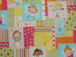 Newly listed 1Y Fairies Angels Patch Cupcakes Flowers Patterns Cotton 