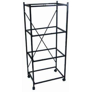 Four Shelf Stand for Small Bird Breeding Cages Color White