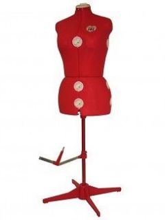 Singer Adjustable Dress Form Model 151 (Red)