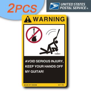   Signs for your Electric or Acoustic Bass Guitar Amp danger label