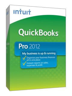 Intuit QuickBooks Pro 2012 (Retail (Media Only)) (1 User/s) for 