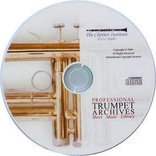 professional trumpet sheet music archive pdf clarinet institute of los
